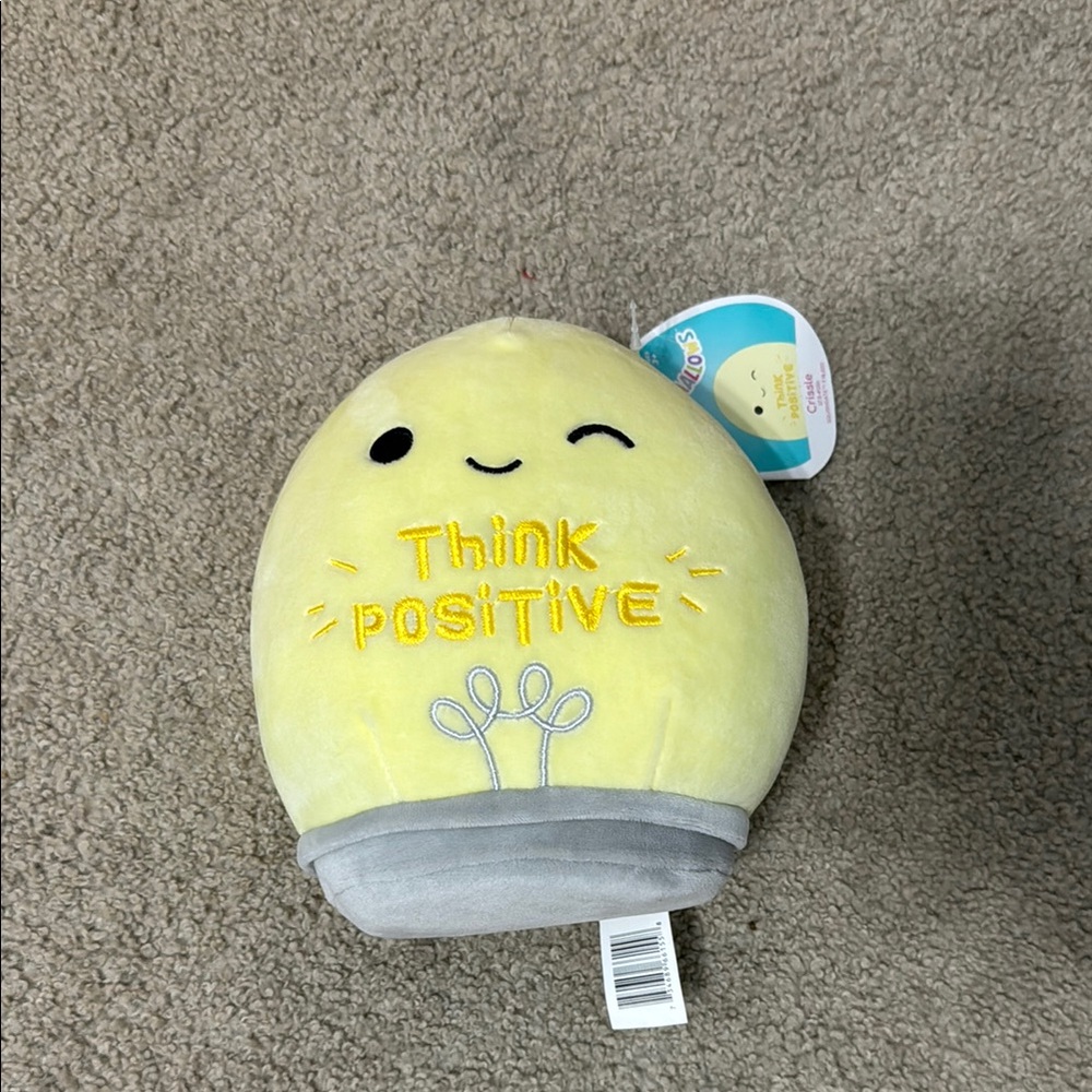 Crissle the Lightbulb Squishmallow with tag 8”